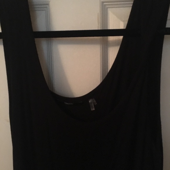 Like New Tahari L Black Modal Maxi with High Slit - Picture 2 of 8